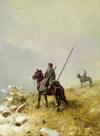 La pattuglia, 1887 da Pyotr Nikolayevich Grusinsky